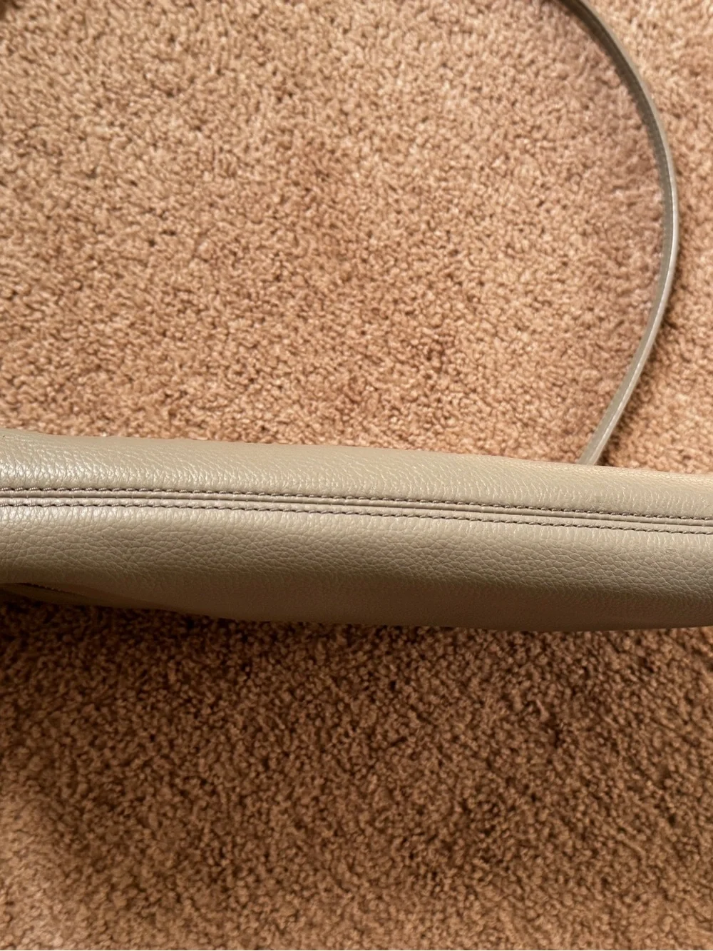 Tory Burch Bombe Foldover Leather Crossbody French Grey